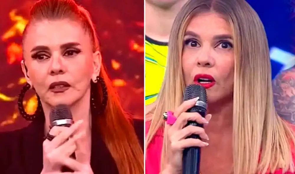 Johanna San Miguel anunció que solo estará en la conducción de 'Esto es guerra' hasta fin de julio. Foto: Composición LR/Captura América TV Johanna San Miguel anunció que solo estará en la conducción de 'Esto es guerra' hasta fin de julio. Foto: Composición LR/Captura América TV