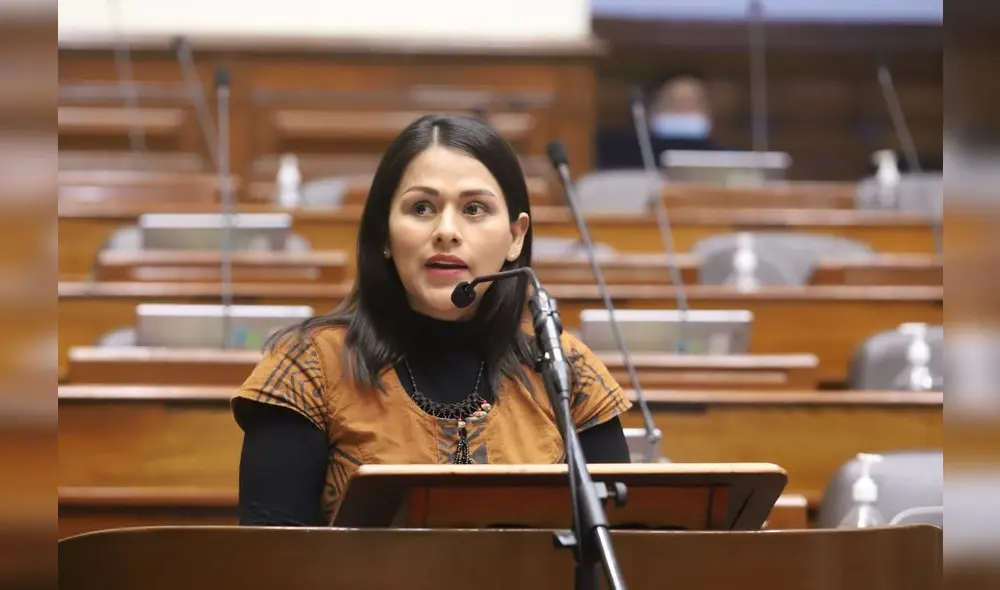 Robles ingresó al Parlamento Nacional con la agrupación política de Perú Libre. Foto: Andina. Robles ingresó al Parlamento Nacional con la agrupación política de Perú Libre. Foto: Andina.
