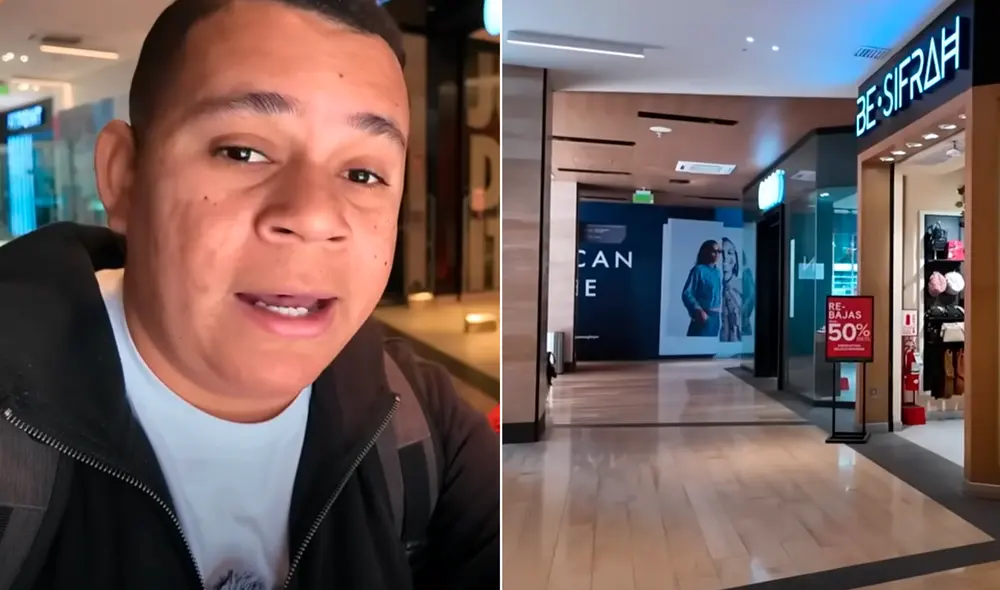 YouTuber compartió su experiencia en el centro comercial Cenco La Molina. Foto: composición LR (YouTube).