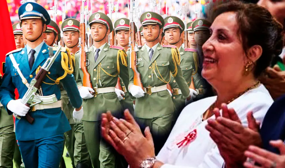 La delegación estará conformada por cadetes de las escuelas militares de China, junto con su escolta, oficiales y comandos. Foto: composición LR/TV Perú