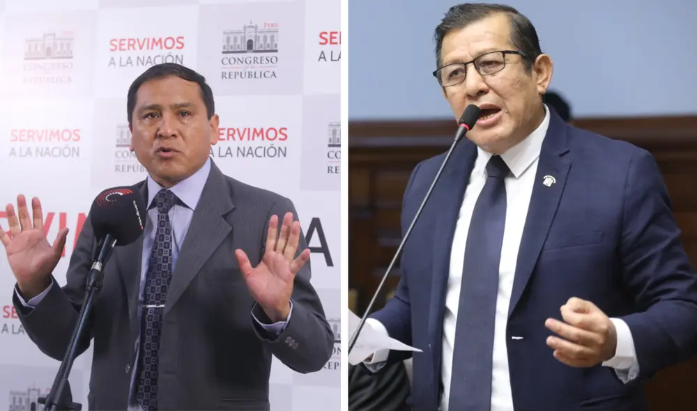 Cruz mencionó que su colega Salhuana tiene la responsabilidad de aclarar las investigaciones en su contra. Foto: composición LR. Cruz mencionó que su colega Salhuana tiene la responsabilidad de aclarar las investigaciones en su contra. Foto: composición LR.