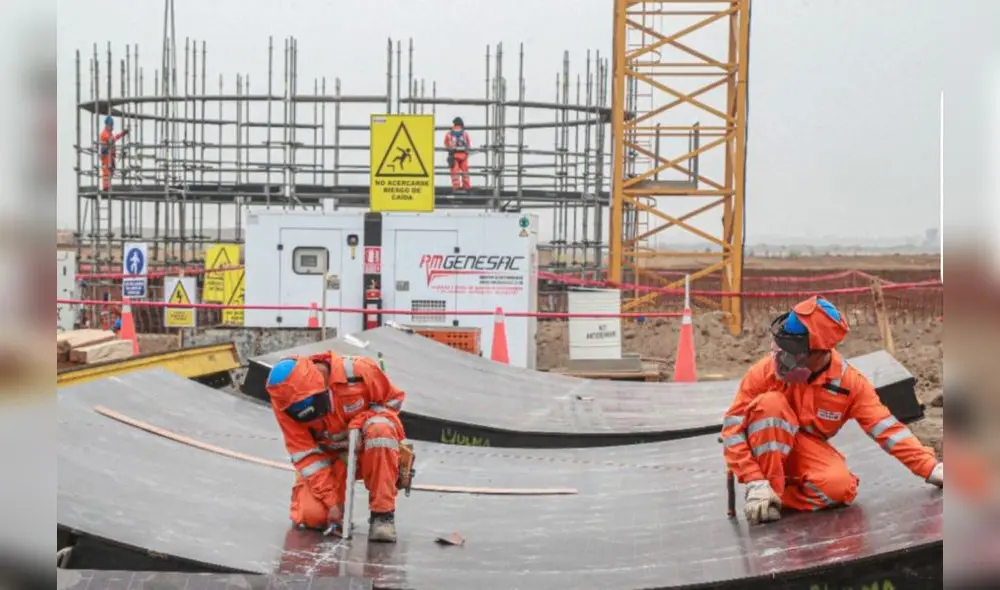 Se estima que obras públicas caerían en 4,4% en junio. Fuente: Andina Se estima que obras públicas caerían en 4,4% en junio. Fuente: Andina