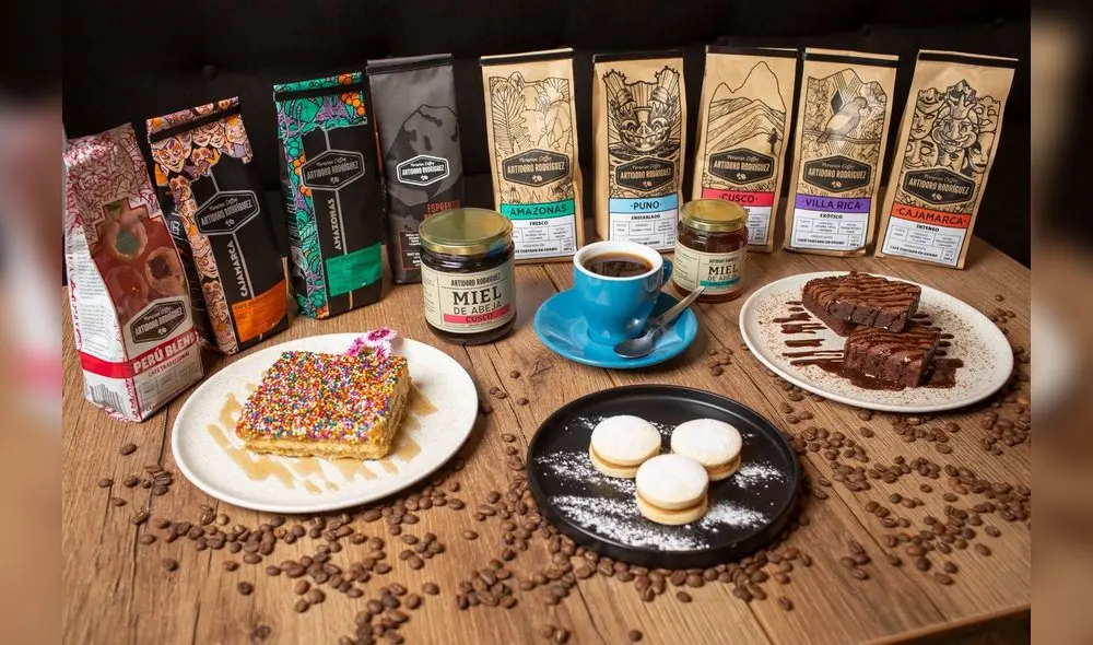 La marca Artidoro Rodríguez Café ofrece una variedad de bebidas en su sede de Miraflores. Foto: Artidoro Rodríguez Café
