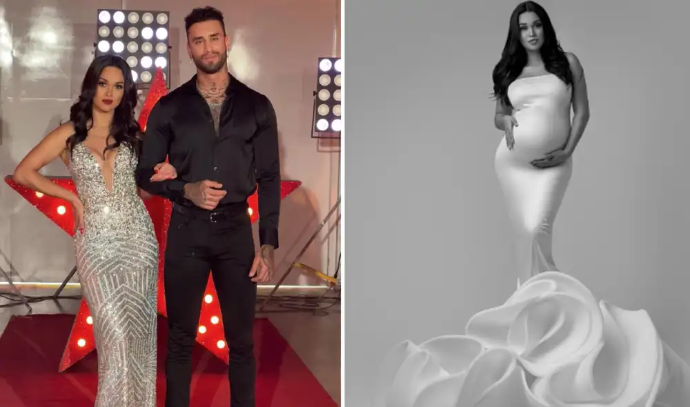 Angie Arizaga comparte una fotografía de su embarazo en redes sociales. Foto: composición LR/captura de pantalla/instagram/difusión/Angie Arizaga