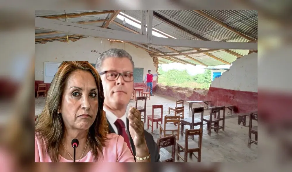 Así lucen los colegios públicos en varias regiones. La brecha en infraestructura educativa se ha elevado a 164.000 millones de soles. Urge una presidenta y un ministro que estén a la altura.