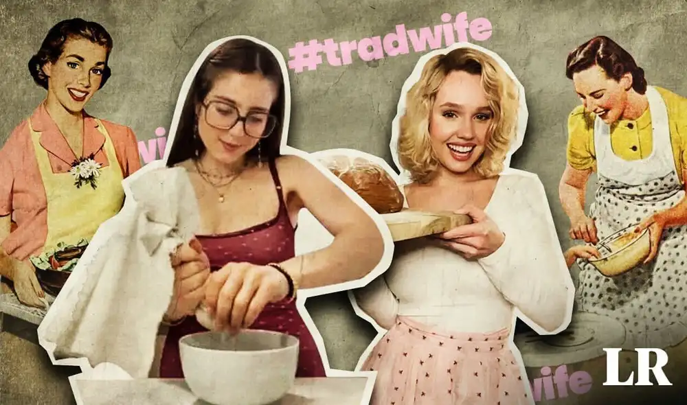 Tradwife, el movimiento que eligen seguir ciertas influencers y promueve la misoginia. Foto: composición Fabrizio Oviedo/LR/El Periódico de España Tradwife, el movimiento que eligen seguir ciertas influencers y promueve la misoginia. Foto: composición Fabrizio Oviedo/LR/El Periódico de España