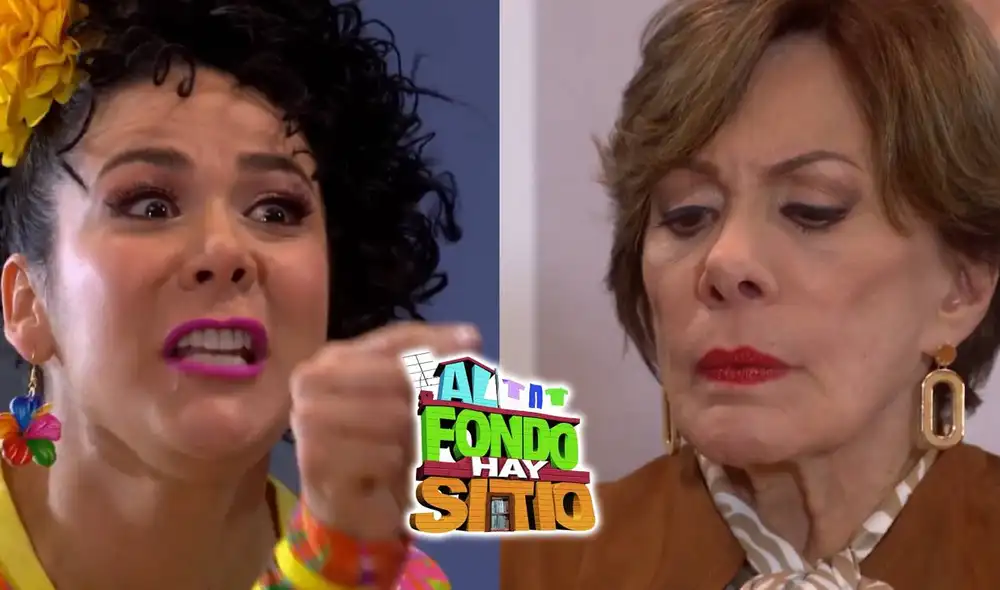 Teresa fue a disculparse con Francesca; sin embargo, todo terminó en una tensa discusión entre ambas en ‘Al fondo hay sitio’. Foto: composición LR/América TV