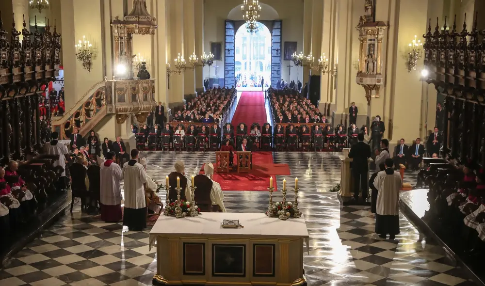 Con la misa Te Deum se da inicio a las Fiestas Patrias en Perú. Foto: Arzobispado de Lima Con la misa Te Deum se da inicio a las Fiestas Patrias en Perú. Foto: Arzobispado de Lima