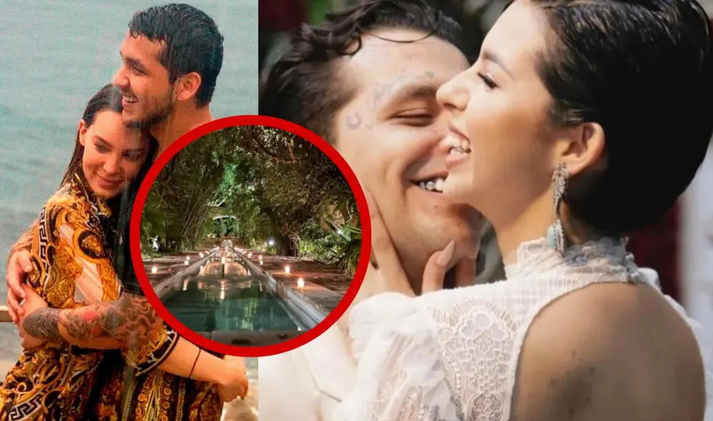 Belinda se convierte en el centro de atención tras la boda de Ángela Aguilar y Christian Nodal. Foto: Instagram/ composición LR