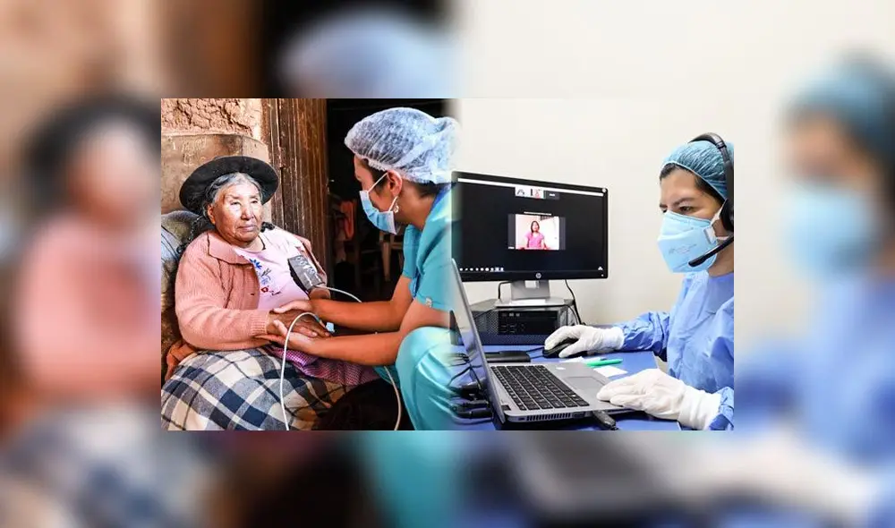 La telemedicina promueve la descentralización de los servicios de salud en el Perú. Foto: composición LR/Andina