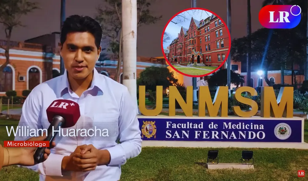 William Huarache está iniciando su primer ciclo en la maestría en Inmunología, en Harvard. Foto: composición LR