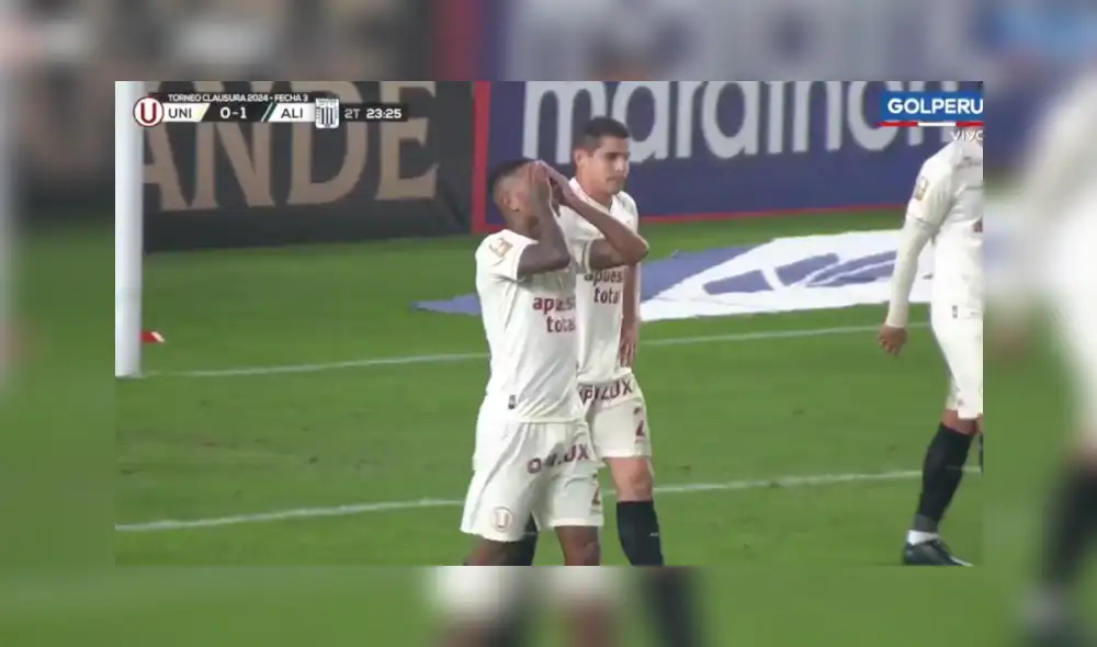 Andy Polo marcó en contra tras un tiro de esquina de Rodríguez. Foto: GOLPERU