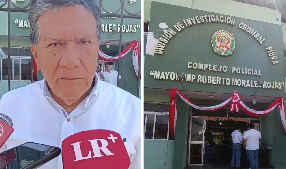 Alcalde Los Órganos denuncia extorsión en División de Investigación Criminal de Piura. Foto: composición LR/Maribel Mendo Alcalde Los Órganos denuncia extorsión en División de Investigación Criminal de Piura. Foto: composición LR/Maribel Mendo