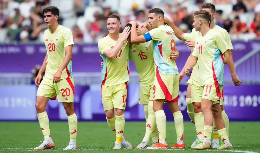 España venció 3-1 a República Dominicana en el torneo de futbol de los juegos olímpicos. Foto: Selección Española Masculina de Fútbol España venció 3-1 a República Dominicana en el torneo de futbol de los juegos olímpicos. Foto: Selección Española Masculina de Fútbol