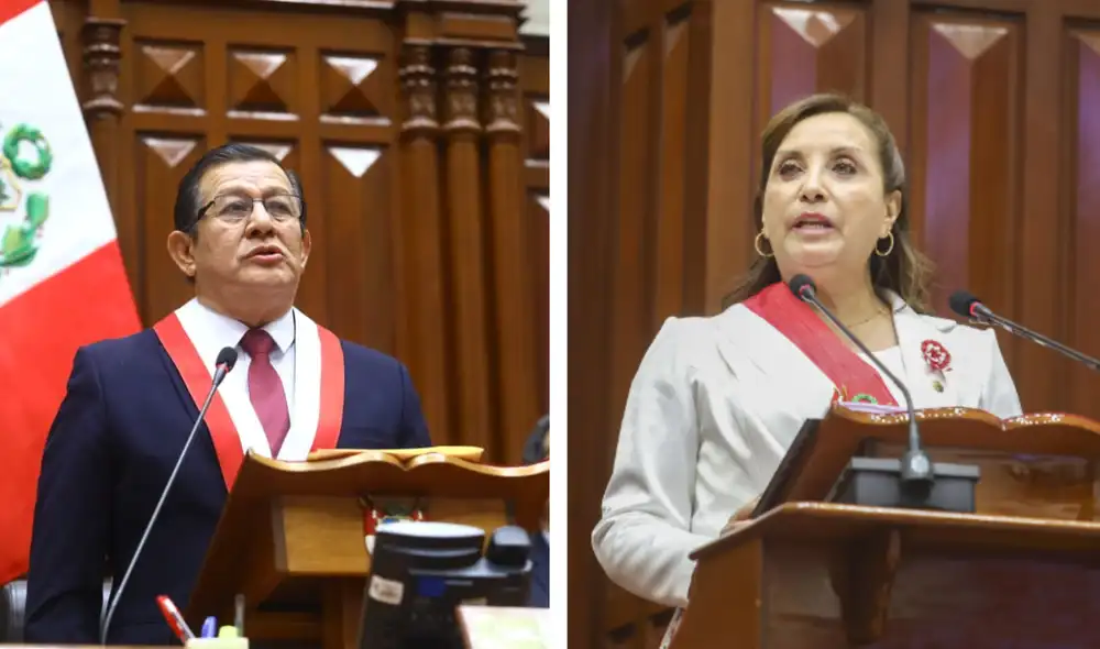 Hace un año, el discurso presidencial de Boluarte Zegarra duró 3 horas. Foto: composición LR.
