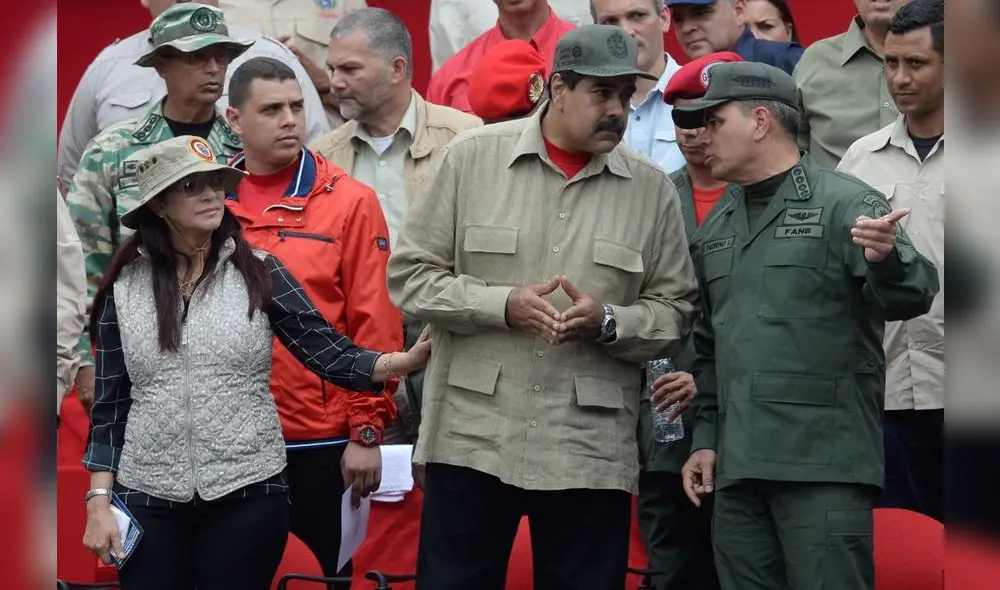 Maduro mantiene la confianza en su milicia para los resultados de las elecciones. Foto: AFP