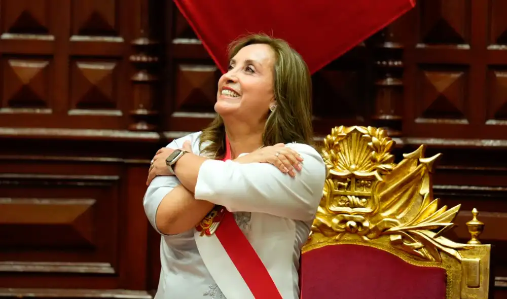 Dina Boluarte asegura que ya "se ven los primeros frutos" en su gestión. Foto: John Reyes/La República