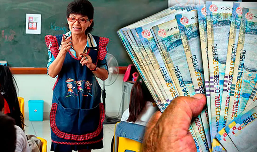 El bono beneficiará a más de 400 mil docentes y auxiliares.   Foto: LR