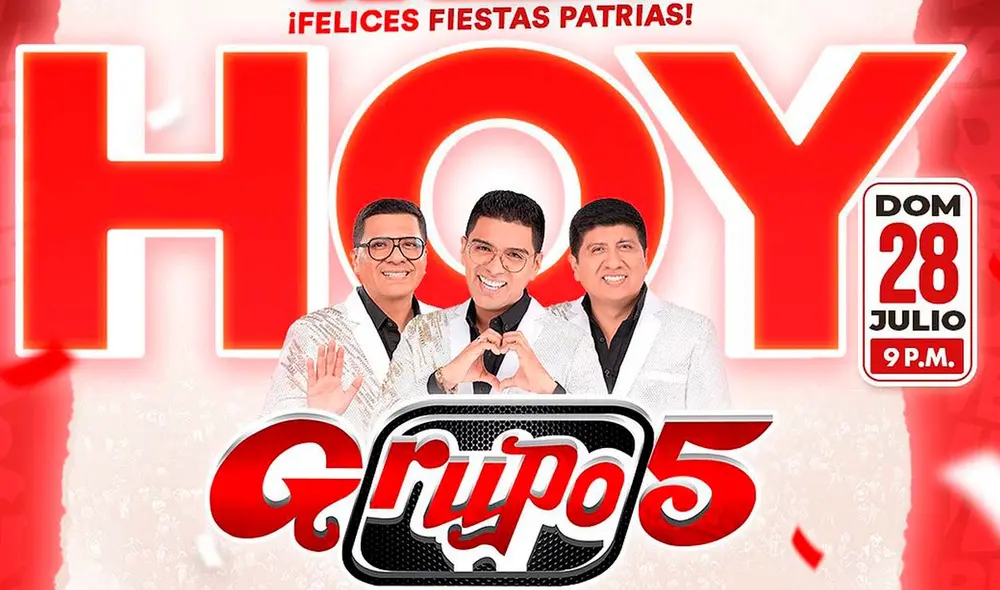 Grupo 5 es una de las agrupaciones de cumbia más importantes del Perú. Foto: Captura Instagram Grupo 5 es una de las agrupaciones de cumbia más importantes del Perú. Foto: Captura Instagram