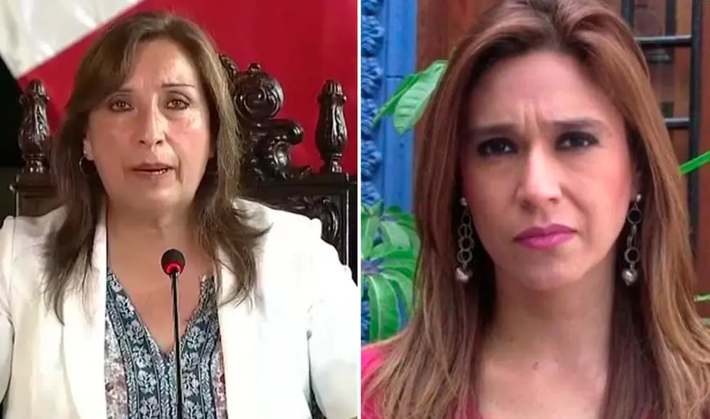 Verónica Linares expresó su molestia tras escuchar el mensaje a la Nación de la presidenta Dina Boluarte. Foto: Composición LR/Captura América TV/Captura Instagram