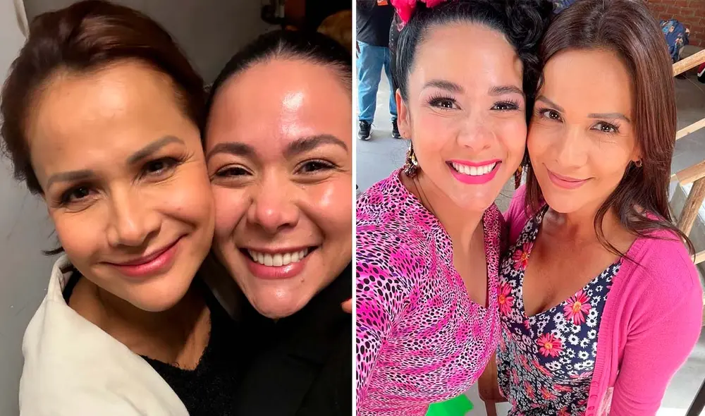 Mónica Sánchez y Magdyel Ugaz se hicieron muy amigas en 'Al fondo hay sitio'. Foto: Composición LR/Captura/Instagram Mónica Sánchez y Magdyel Ugaz se hicieron muy amigas en 'Al fondo hay sitio'. Foto: Composición LR/Captura/Instagram