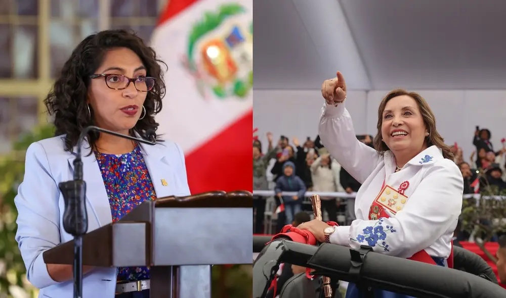 La presidenta Dina Boluarte es cuestionada por responder "tu mamá" a la ciudadanía que le grita corrupta. Foto: composición LR.