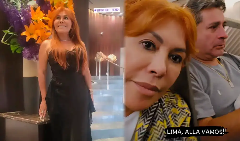 Magaly Medina anuncia su regreso a Lima. Foto: composición LR/Instagram