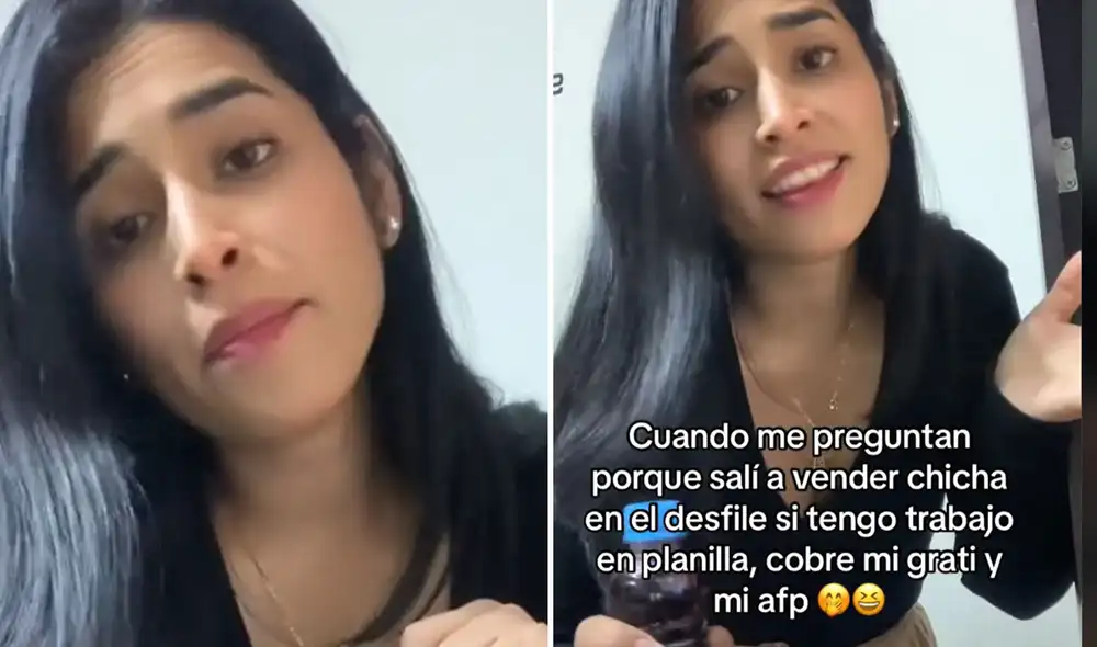"Yo soy docente, en verano vendo gelatinas", contron usuarios en clip viral. Foto: composición LR/ TikTok