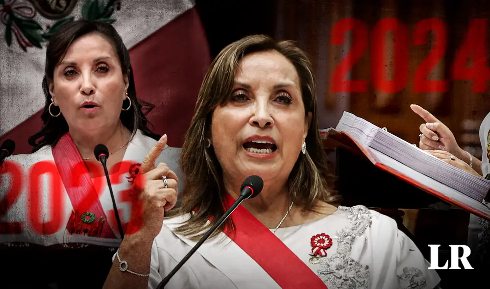 El mensaje a la nación de Dina Boluarte duró 5 horas. Foto: composiciónLR El mensaje a la nación de Dina Boluarte duró 5 horas. Foto: composiciónLR