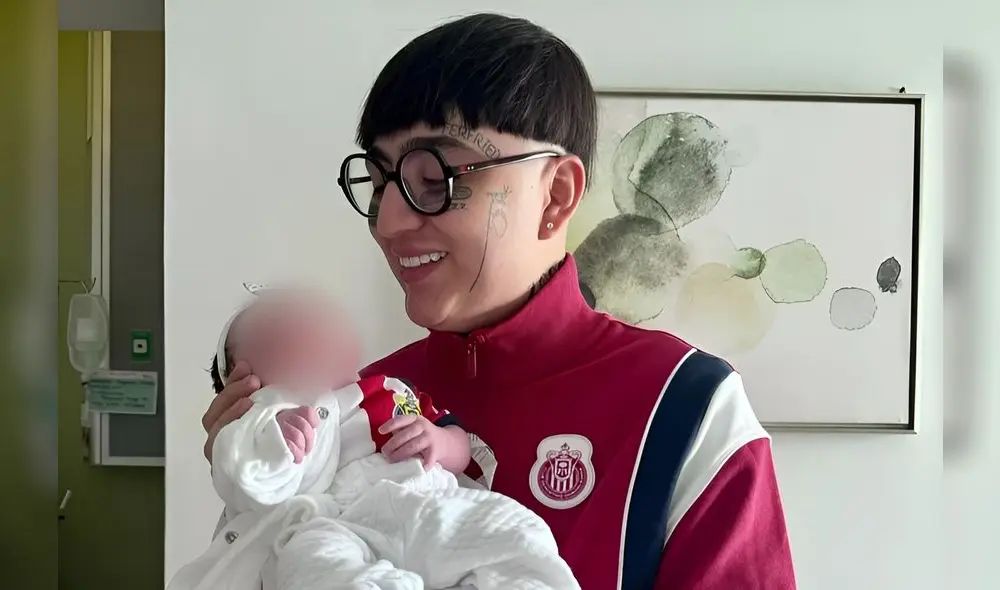 Dani Flow dio a conocer las primeras fotos de su bebé que procreó con Valeria Zepeda. Foto: Instagram / Dani Flow