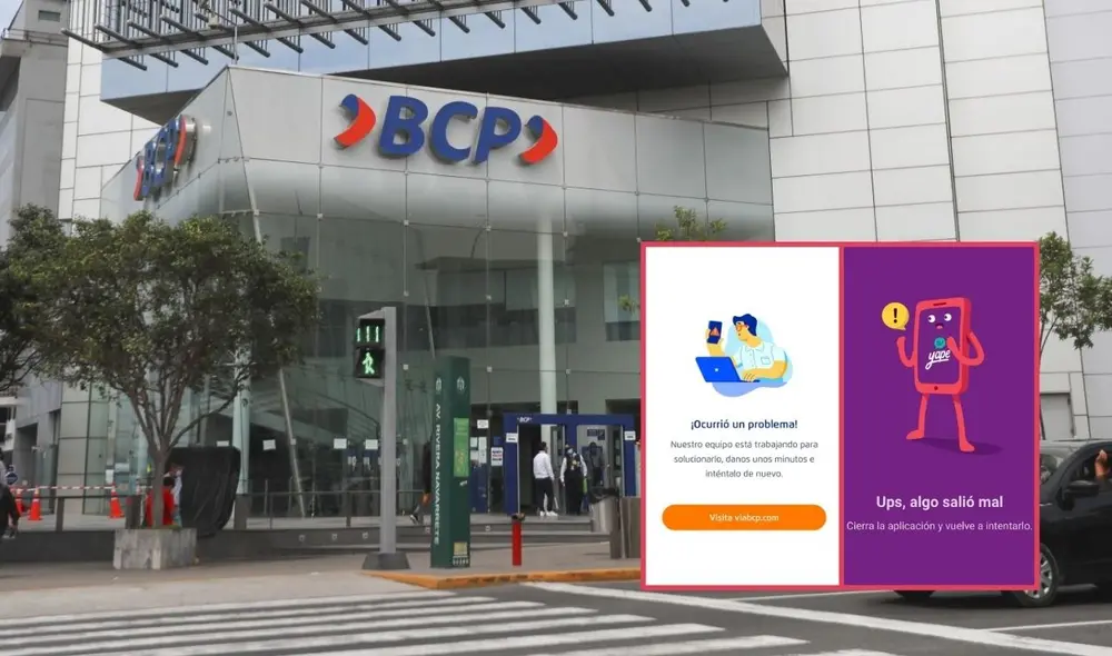 Mediante sus redes sociales, el BCP anunció que se encuentra evaluando la caída en Yape y su sistema bancario. Foto: Andina/Lr