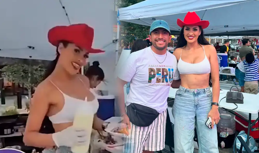 Michelle Soifer estuvo en un evento peruano en Utah, Estados Unidos. Foto: composición LR/Instagram/Instarándula