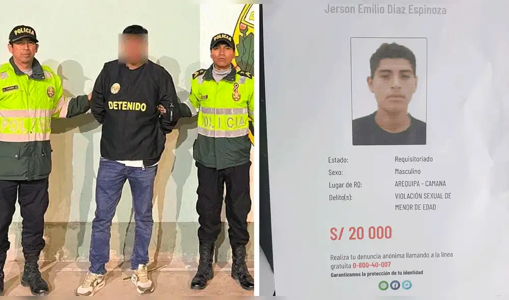 Jerson Díaz se convirtió en el violador más buscado de Arequipa cuando aún tenía 15 años. Foto: composición LR/Leonela Aquino