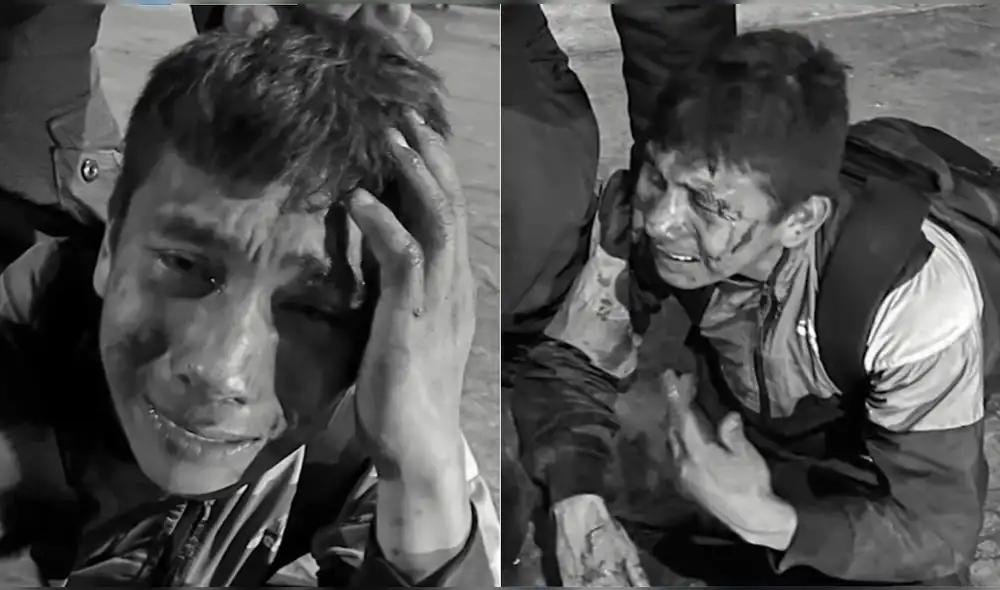 Fue el dueño del auto el encargado de reducir al delincuente. Foto: Captura Willax Televisión Fue el dueño del auto el encargado de reducir al delincuente. Foto: Captura Willax Televisión