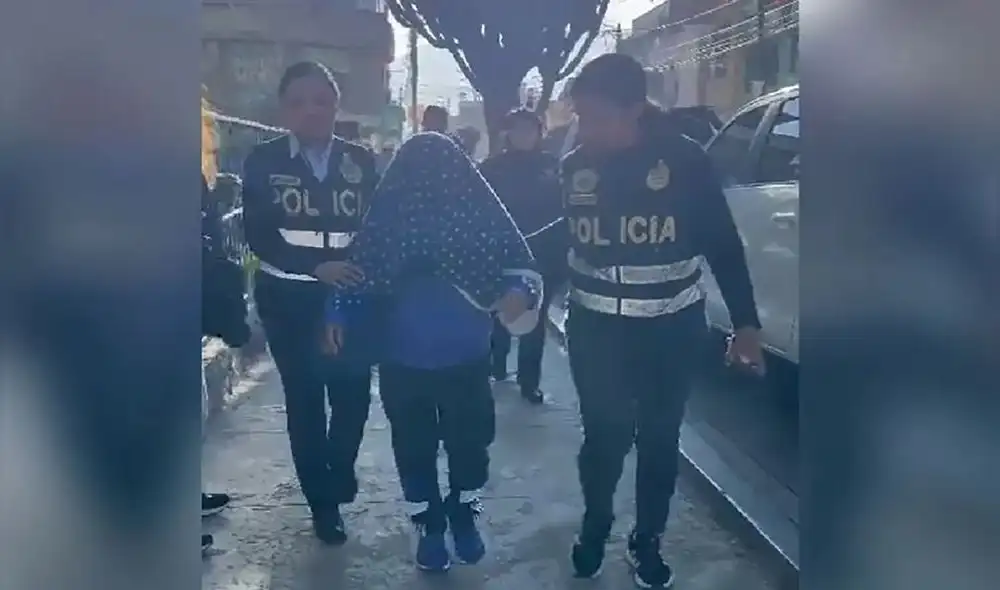 Mujer fue liberada por agentes de la Policía en Junín. Foto: RPP