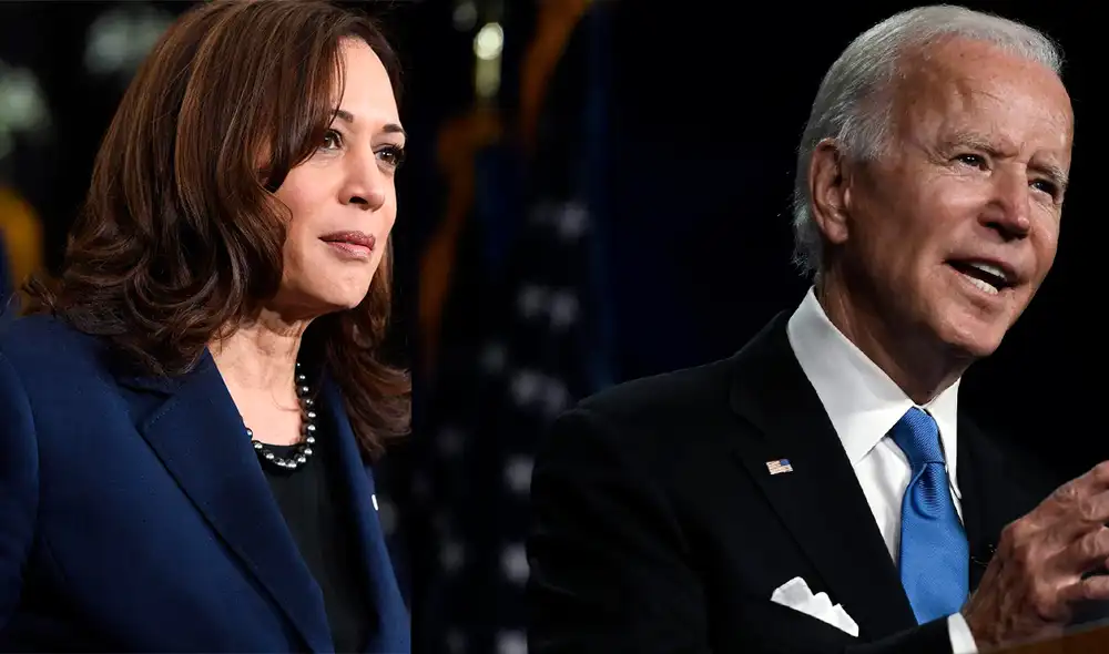 Kamala Harris y Joe Biden brindan su respaldo a venezolanos tras elecciones. Foto: AFP Kamala Harris y Joe Biden brindan su respaldo a venezolanos tras elecciones. Foto: AFP