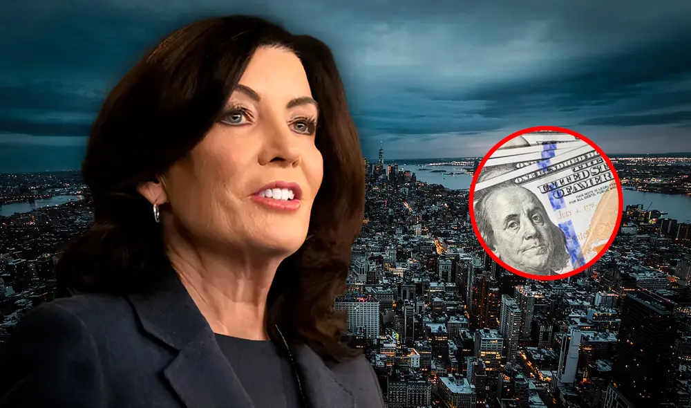 Kathy Hochul es la gobernadora de Nueva York, la primera mujer en ocupar este cargo en la historia del estado. Foto: composición LR