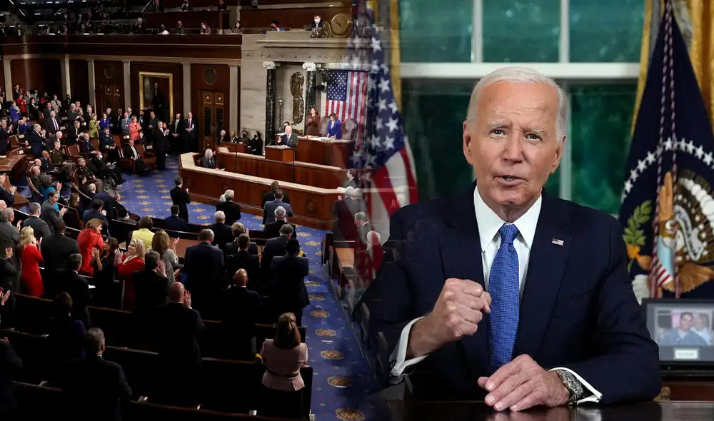 Joe Biden insta al Congreso de los Estados Unidos a unir fuerzas para combatir la crisis del fentanilo. Foto: Composición LR/AFP