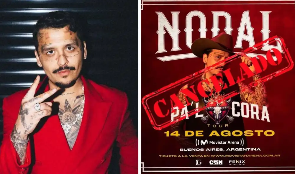 Christian Nodal cancela concierto en Argentina Christian Nodal cancela concierto en Argentina