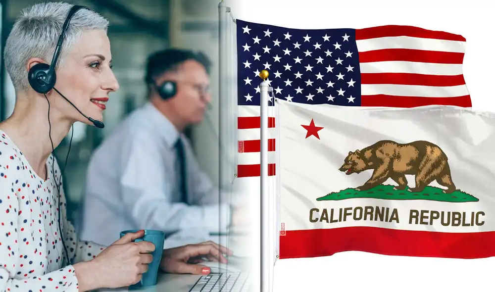 Trabajo de Call Center que paga hasta $840 dólares semanales en California. Foto: Composición LR/Fabrizio Oviedo