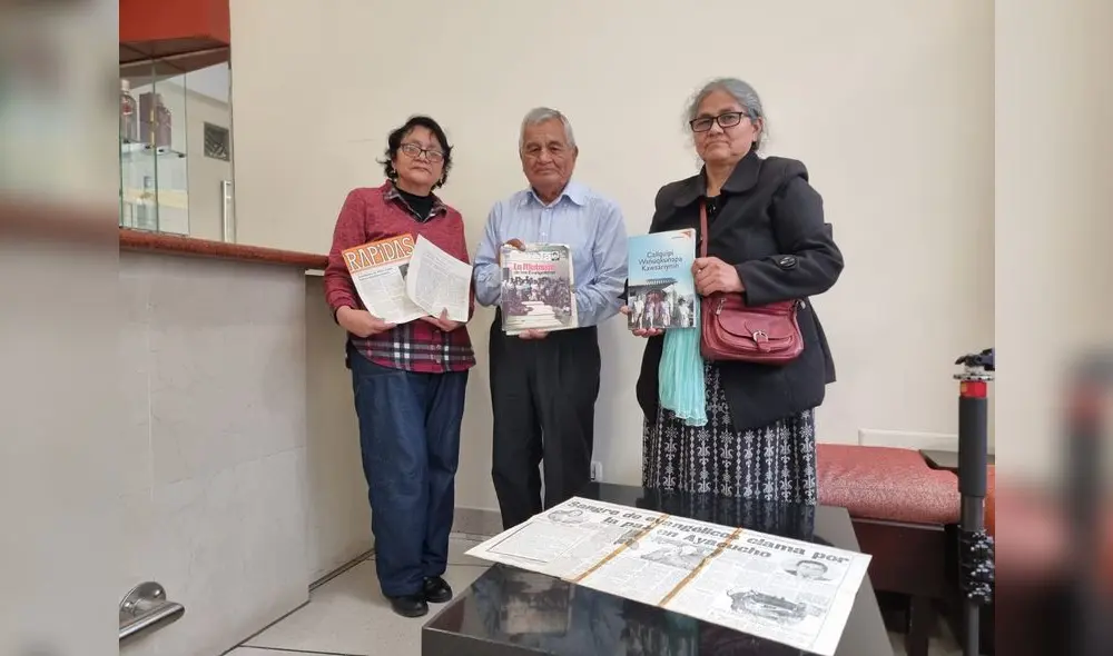 Amira Quispe junto a Vicente Saico y Rina Saico, piden justicia para la masacre de Callqui Amira Quispe junto a Vicente Saico y Rina Saico, piden justicia para la masacre de Callqui