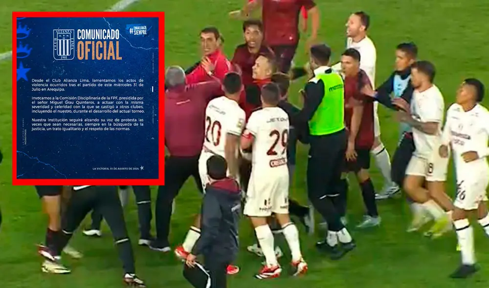 7 jugadores de Universitario y Melgar fueron expulsados tras pelea. Foto: composición GLR. 7 jugadores de Universitario y Melgar fueron expulsados tras pelea. Foto: composición GLR.