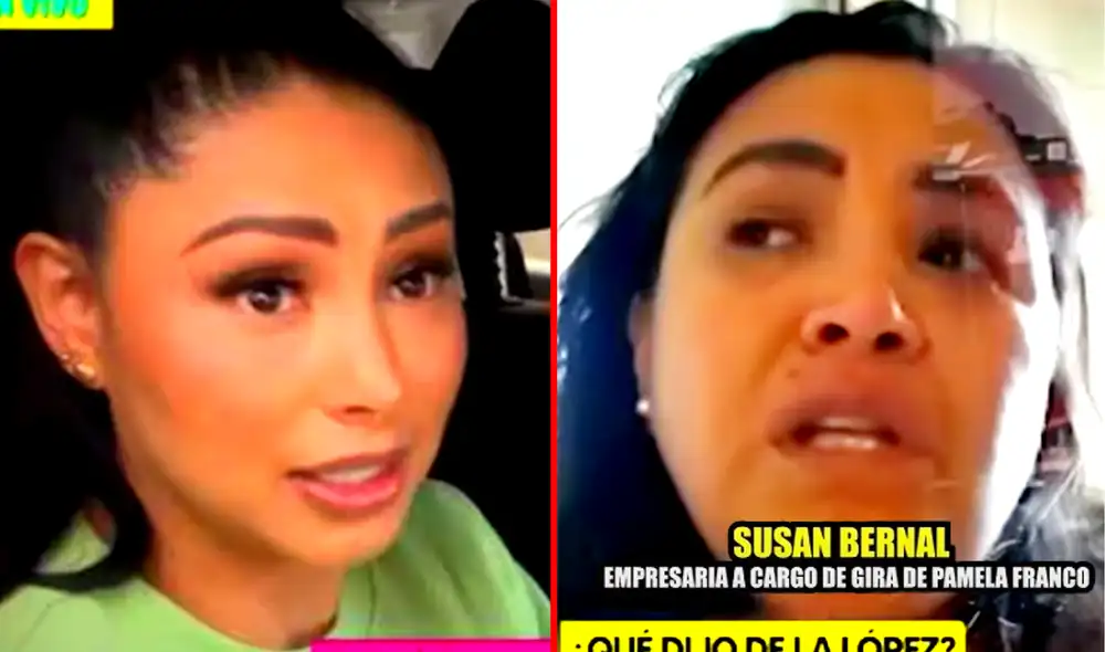 Empresaria a cargo de gira de Pamela Franco señaló que recibe amenazas desde Trujillo. Foto: composición LR/Willax TV - Video: Willax TV Empresaria a cargo de gira de Pamela Franco señaló que recibe amenazas desde Trujillo. Foto: composición LR/Willax TV - Video: Willax TV