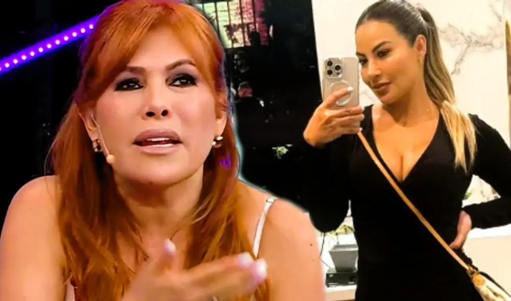 Magaly Medina aconsejó, en su momento, a Pamela López para que se divorciara de Christian Cueva tras confesar romance con Pamela Franco. Foto: composición LR/ATV/Instagram/Pamela López - Video: ATV