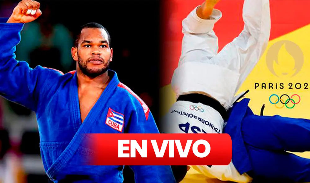 Andy Granda peleará ante el yudoca Ushangi Kokauri este viernes 2 de agosto en los Juegos Olímpicos de París 2024. Foto: composición LR