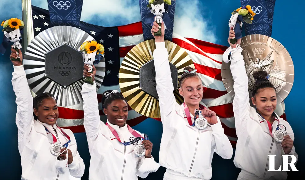 Estados Unidos no figura ni en el top 5 de la retribución económica a sus deportistas. Foto: composición Fabrizio Oviedo/LR/Paris 2024 Estados Unidos no figura ni en el top 5 de la retribución económica a sus deportistas. Foto: composición Fabrizio Oviedo/LR/Paris 2024