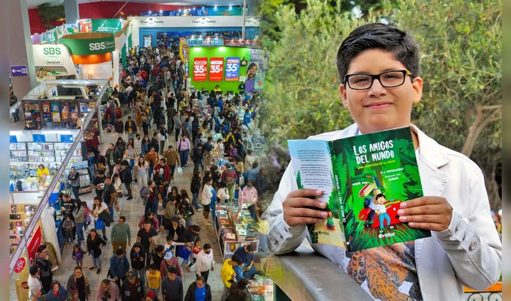 Conoce a Pedro Raymundo, el escritor más joven de la FIL: con solo 13 años presenta su segundo libro. Foto: Composición LR / Cámara Peruana del Libro / Andina. Conoce a Pedro Raymundo, el escritor más joven de la FIL: con solo 13 años presenta su segundo libro. Foto: Composición LR / Cámara Peruana del Libro / Andina.