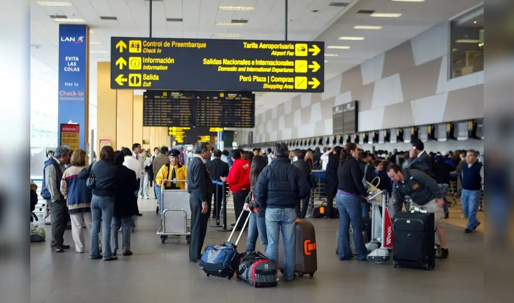 Durante el primer semestre del 2024, el 64,7% de turistas internacionales ingresó por el Jorge Chávez. Foto: Andina Durante el primer semestre del 2024, el 64,7% de turistas internacionales ingresó por el Jorge Chávez. Foto: Andina