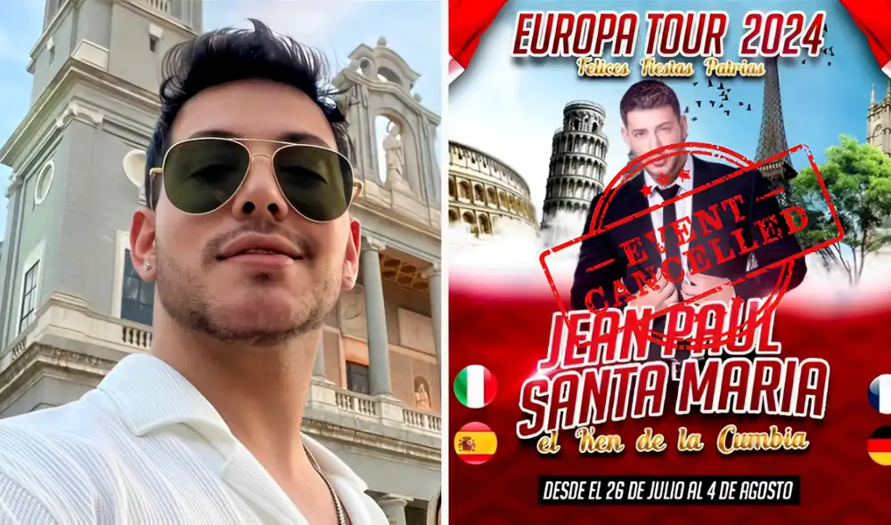Jean Paul Santa María denuncia estafa de empresario en Europa. Foto: composición LR/Instagram/TikTok Jean Paul Santa María denuncia estafa de empresario en Europa. Foto: composición LR/Instagram/TikTok
