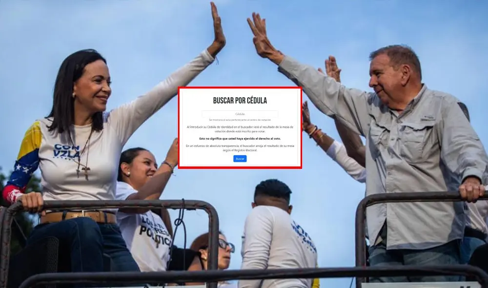 María Corina Machado ha confesado temer por su vida ante represalias del régimen. Foto: composiciónLR/El Universal/resultadosconvzla